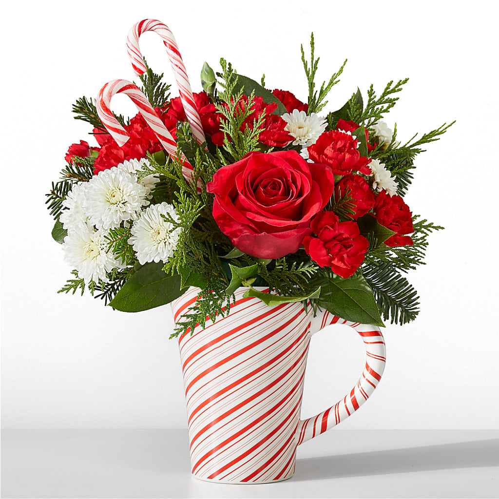 Peppermint Swirl Mug – CINDY'S FLOWERS AND GIFTS, Colonia NJ