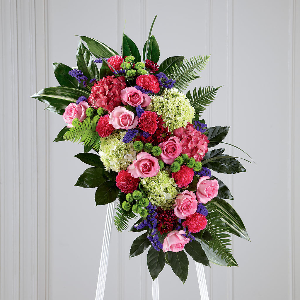 Refreshing Mix Standing Spray – CINDY'S FLOWERS AND GIFTS, Colonia NJ