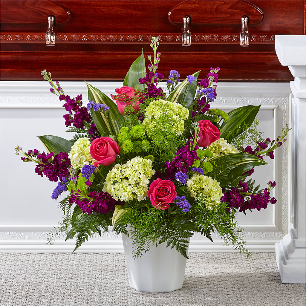 Beautiful Horizons Floor Basket – CINDY'S FLOWERS AND GIFTS, Colonia NJ