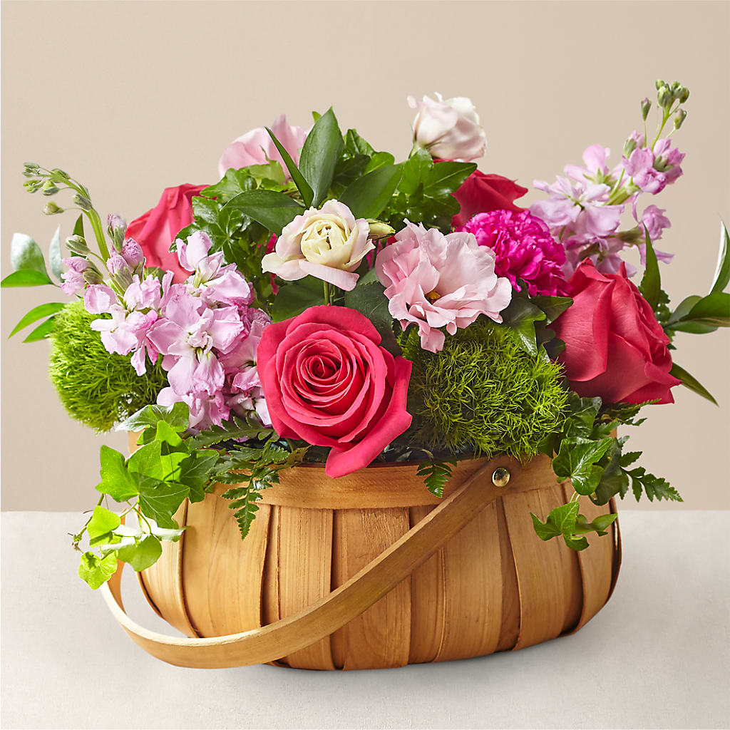 Radiance in Bloom Basket – CINDY'S FLOWERS AND GIFTS, Colonia NJ