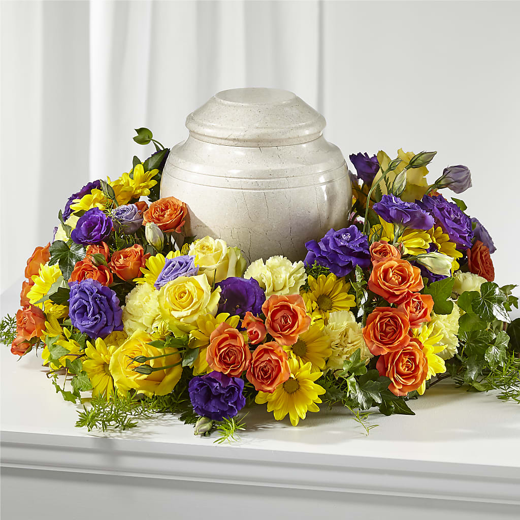 Blossoms of Remembrance Cremation Adornment – CINDY'S FLOWERS AND GIFTS, Colonia NJ