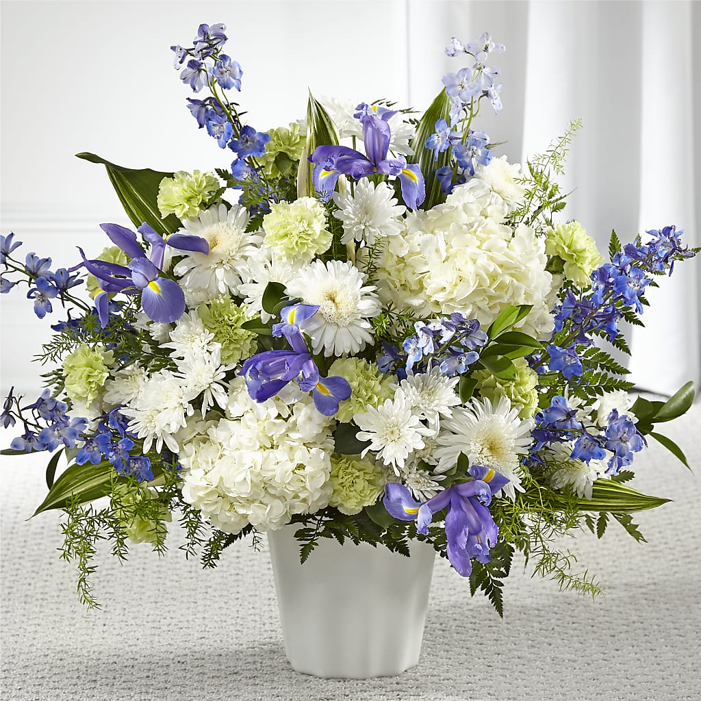 Soft Serenity Floor Basket – CINDY'S FLOWERS AND GIFTS, Colonia NJ