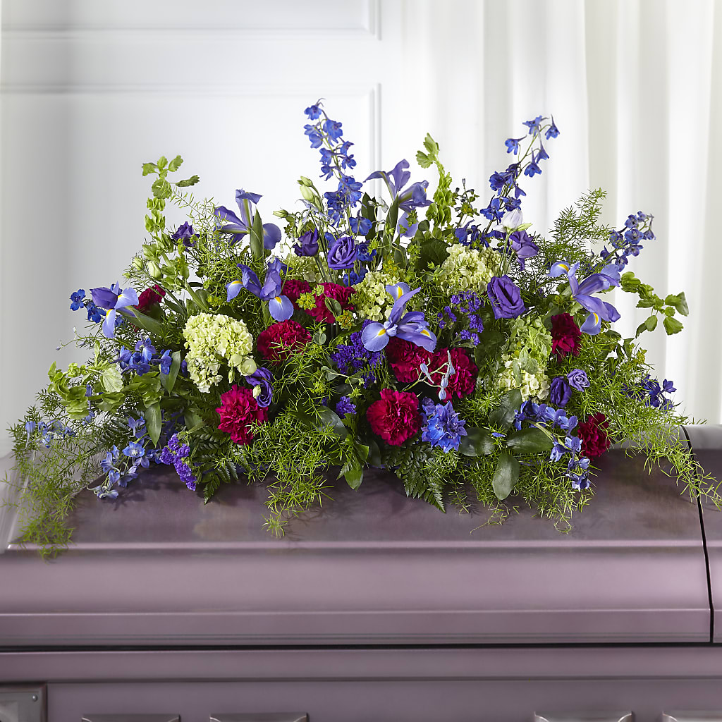 Always Treasured Casket Spray – CINDY'S FLOWERS AND GIFTS, Colonia NJ