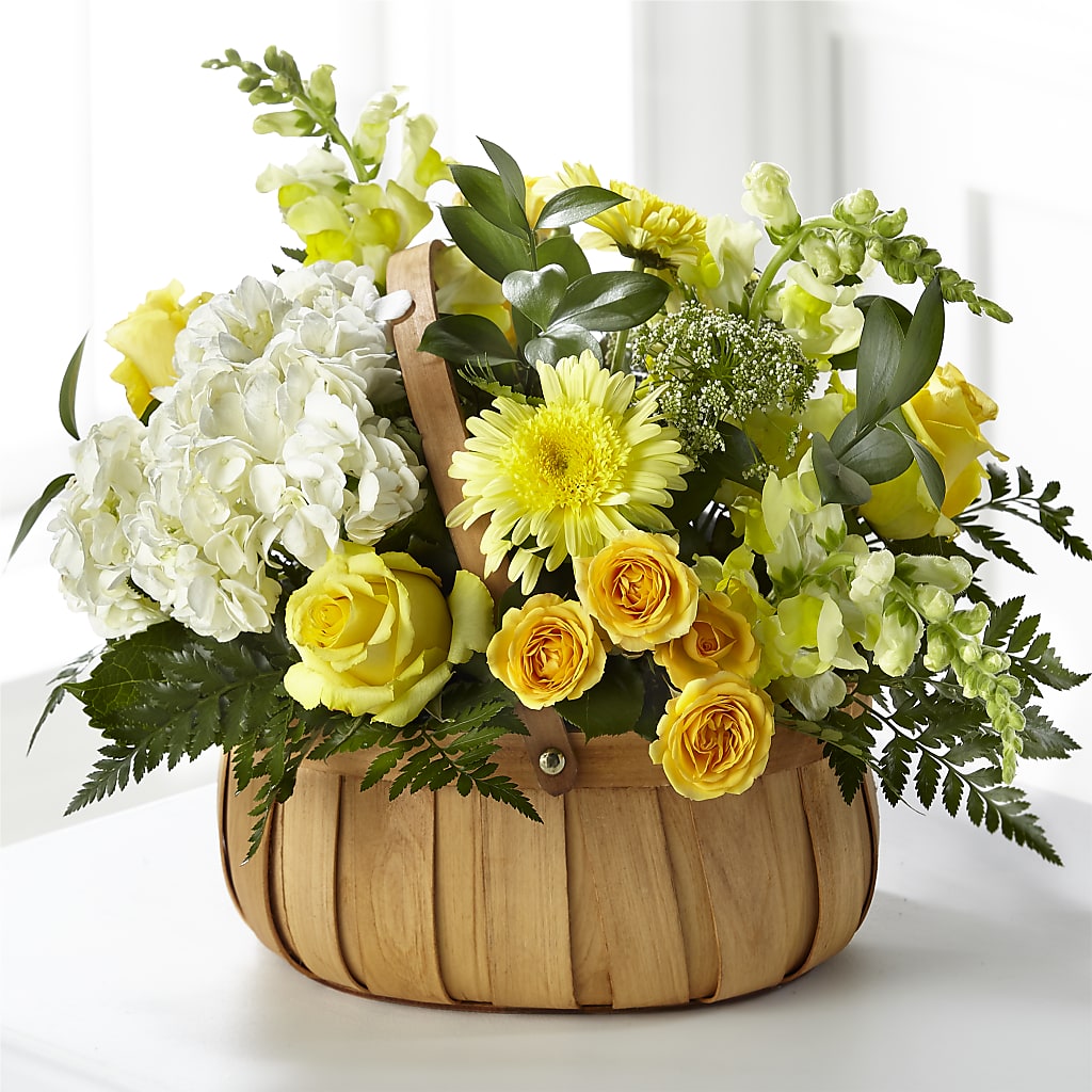 Rustic Remembrance Basket – CINDY'S FLOWERS AND GIFTS, Colonia NJ