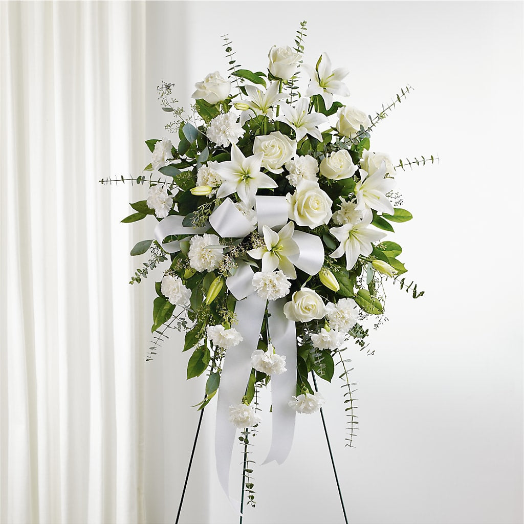 With Care Standing Spray – CINDY'S FLOWERS AND GIFTS, Colonia NJ
