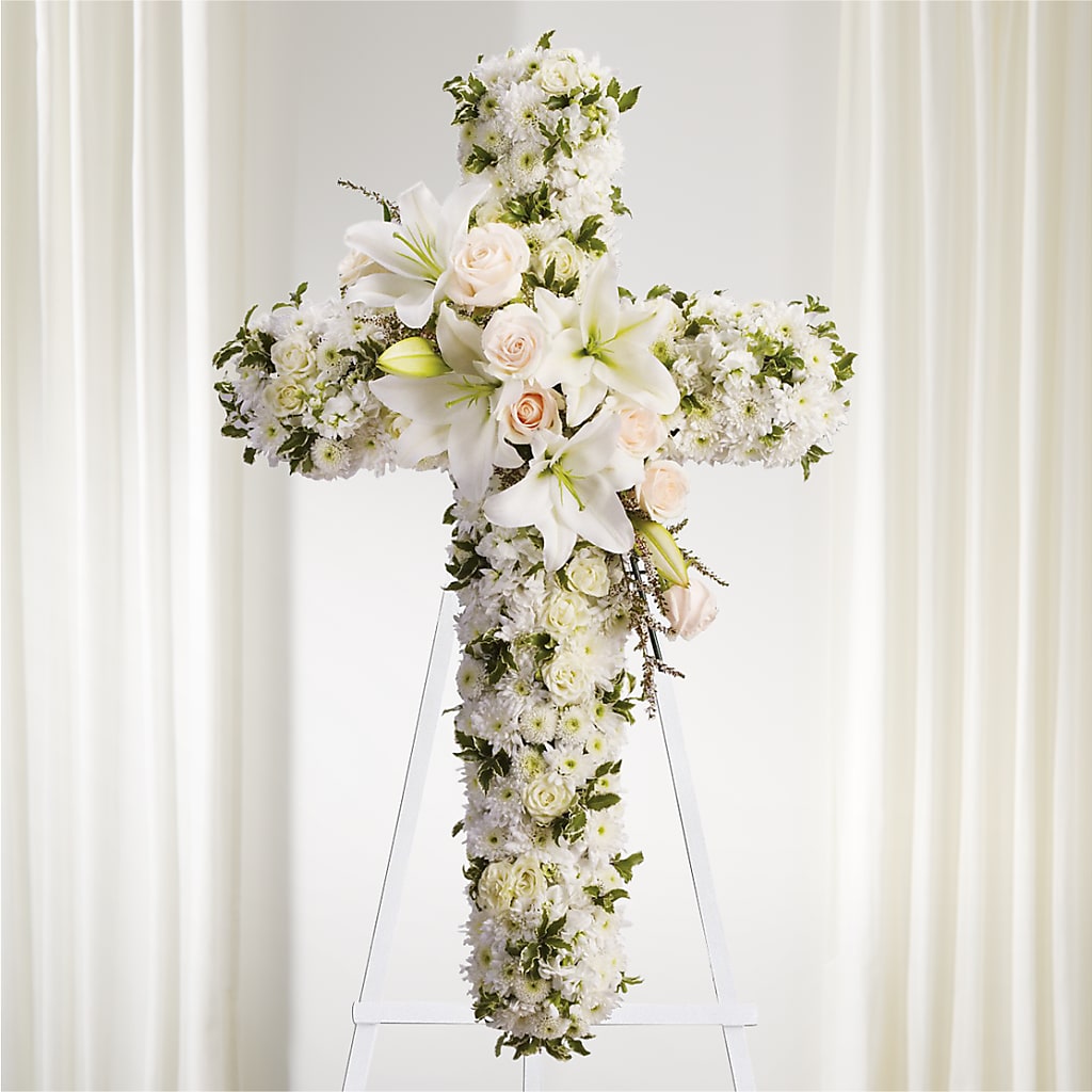 Spiritual Guidance Standing Spray – CINDY'S FLOWERS AND GIFTS, Colonia NJ
