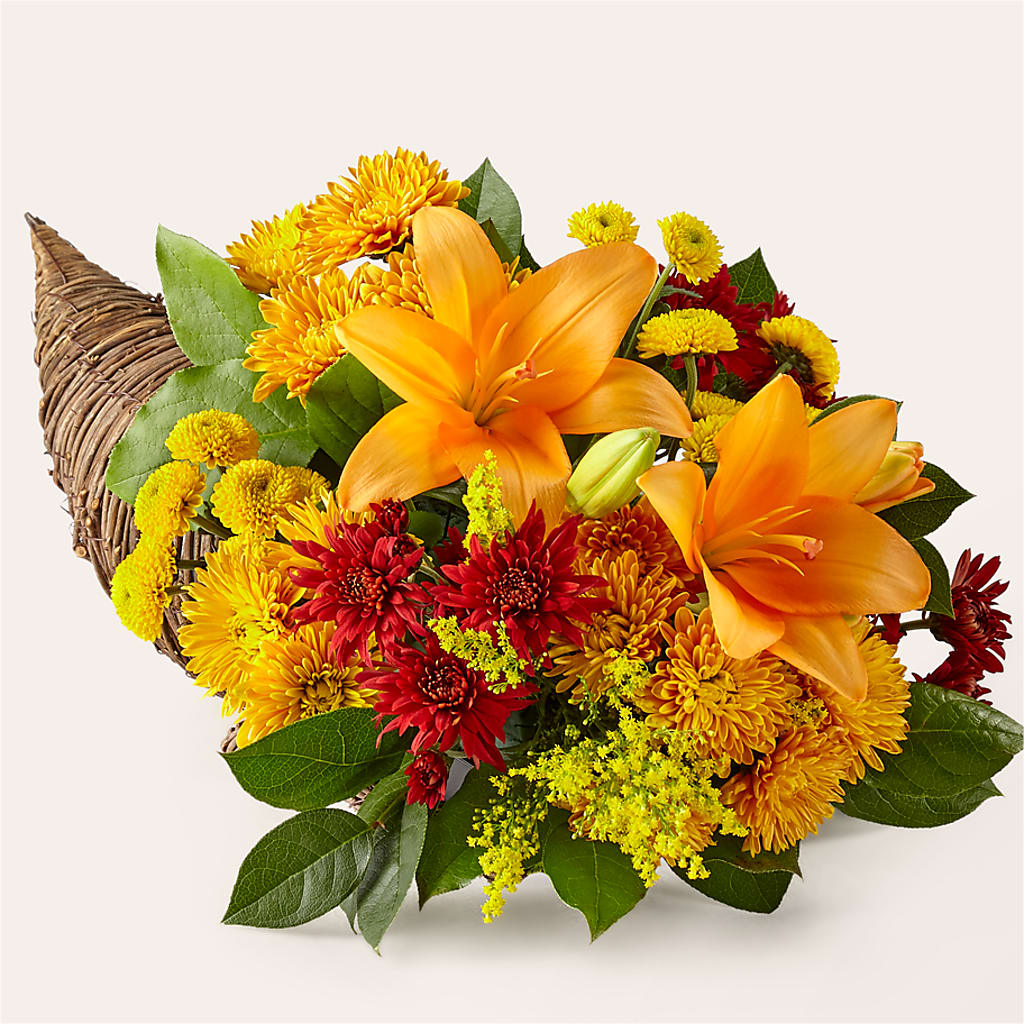 Feast of Color Cornucopia – CINDY'S FLOWERS AND GIFTS, Colonia NJ