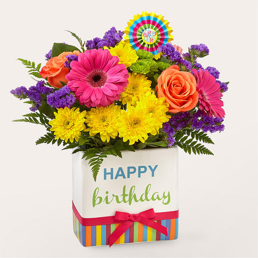 Birthday Brights Bouquet – CINDY'S FLOWERS AND GIFTS, Colonia NJ