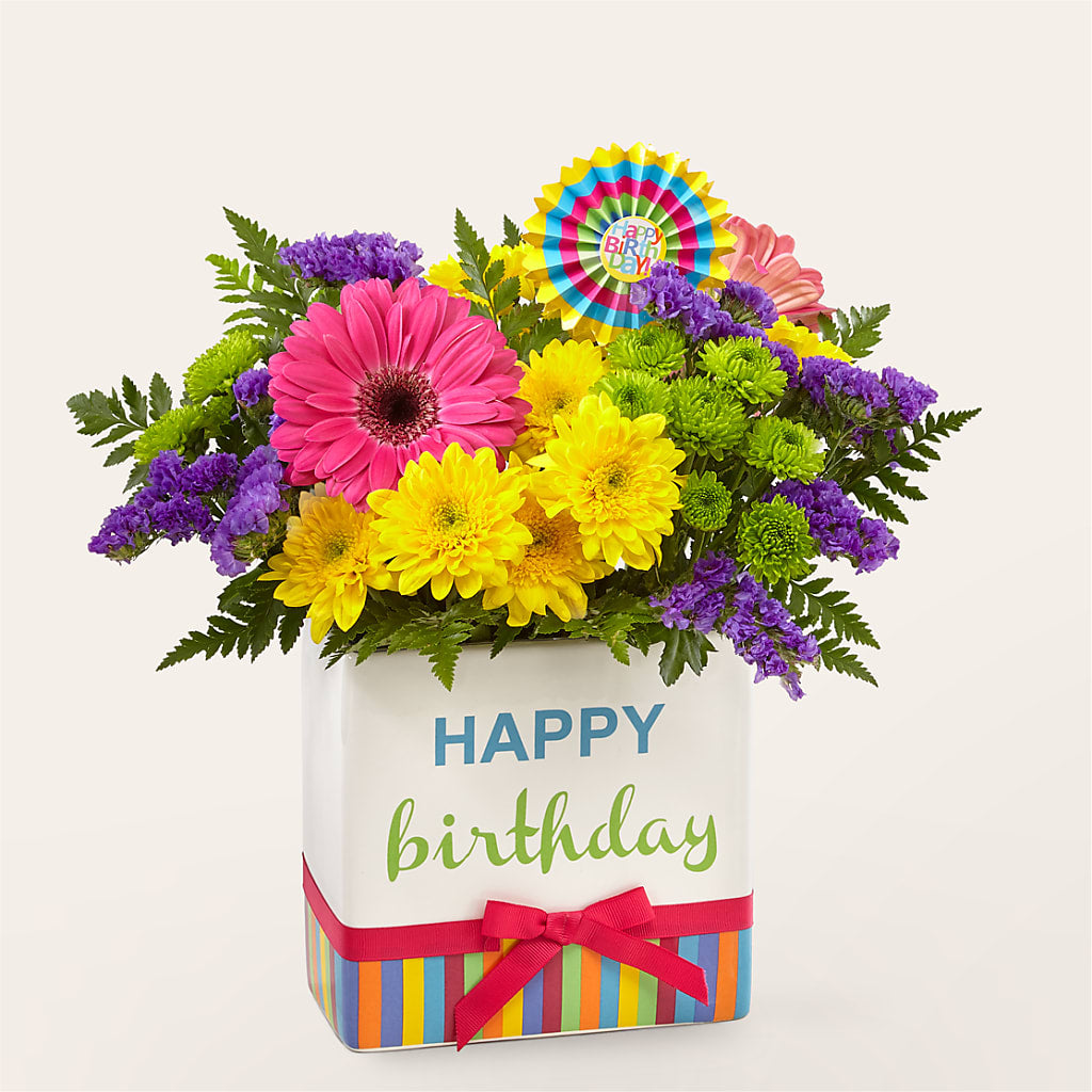 Birthday Brights Bouquet – CINDY'S FLOWERS AND GIFTS, Colonia NJ