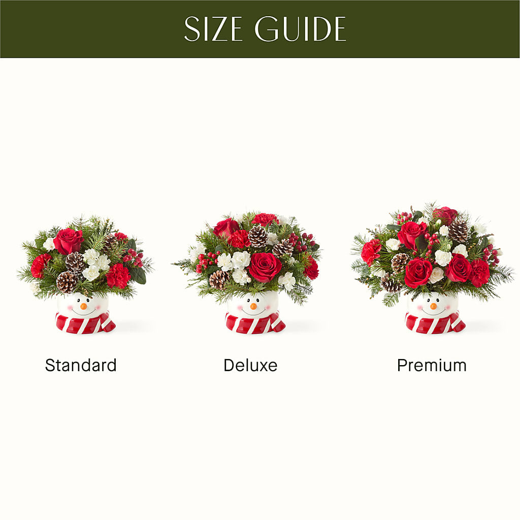 Jolly Snowman Bouquet – CINDY'S FLOWERS AND GIFTS, Colonia NJ