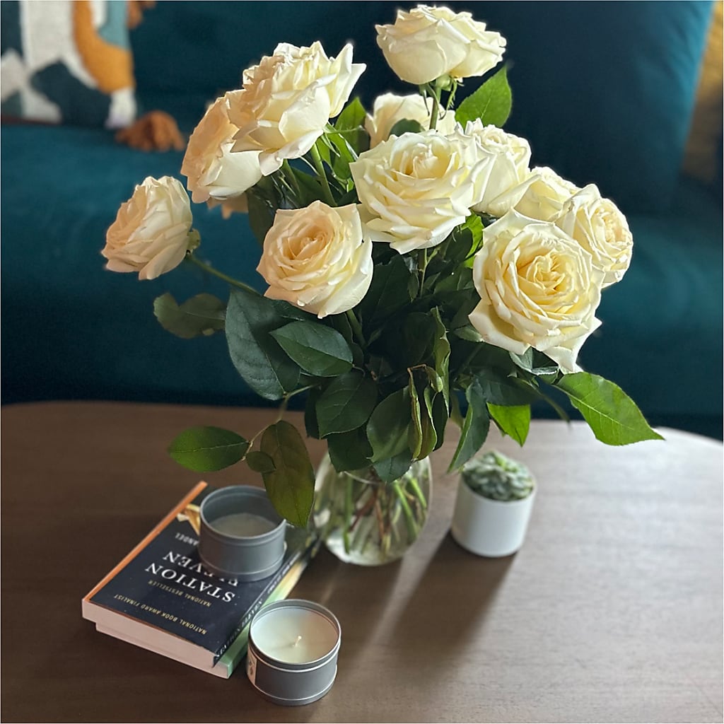 Long Stem Yellow Rose Bouquet – CINDY'S FLOWERS AND GIFTS, Colonia NJ