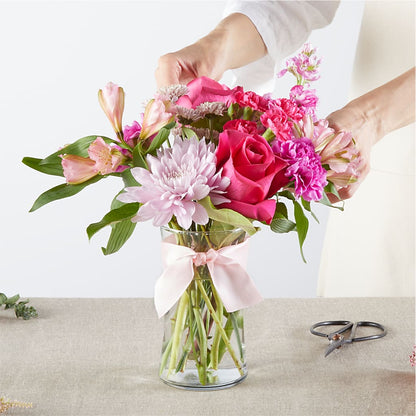Pink Ribbon - A Florist Original – CINDY'S FLOWERS AND GIFTS, Colonia NJ