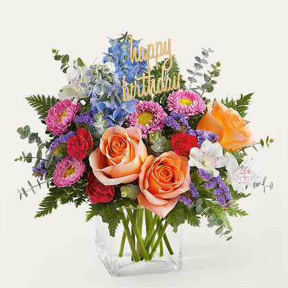 Birthday Bash Bouquet – CINDY'S FLOWERS AND GIFTS, Colonia NJ