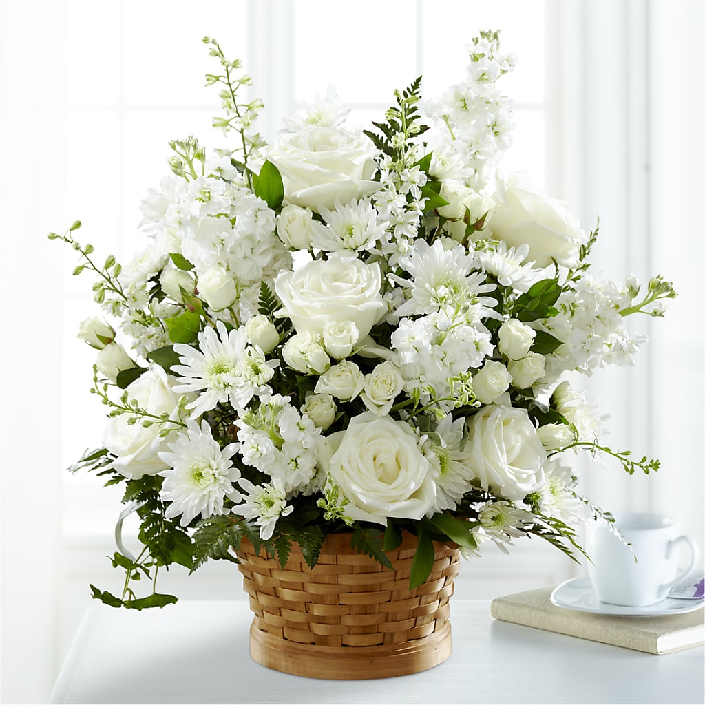 Heartfelt Condolences Arrangement – CINDY'S FLOWERS AND GIFTS, Colonia NJ