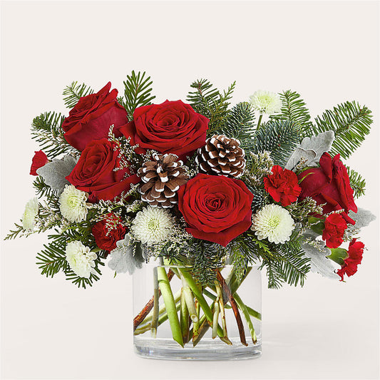 Yule Cheer Bouquet – CINDY'S FLOWERS AND GIFTS, Colonia NJ