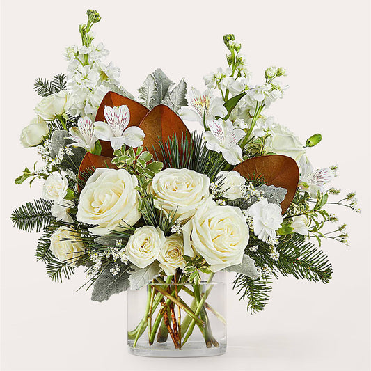 Fresh Snowfall Bouquet – CINDY'S FLOWERS AND GIFTS, Colonia NJ