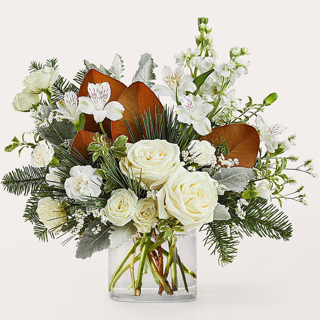 Fresh Snowfall Bouquet – CINDY'S FLOWERS AND GIFTS, Colonia NJ