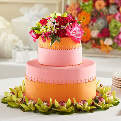 Sweet Citrus Cake Decor – CINDY'S FLOWERS AND GIFTS, Colonia NJ