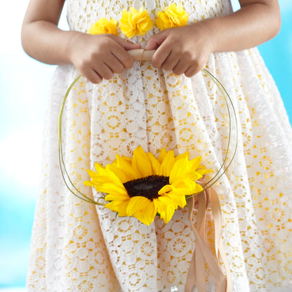Sweet Sunshine Flower Girl Bouquet – CINDY'S FLOWERS AND GIFTS, Colonia NJ